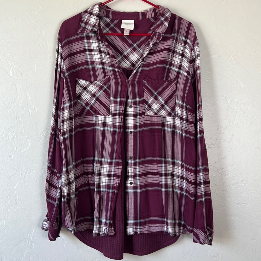 Lightweight Plaid Button up